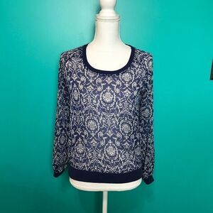 Mason and Mckenzie sheer sweatshirt blouse